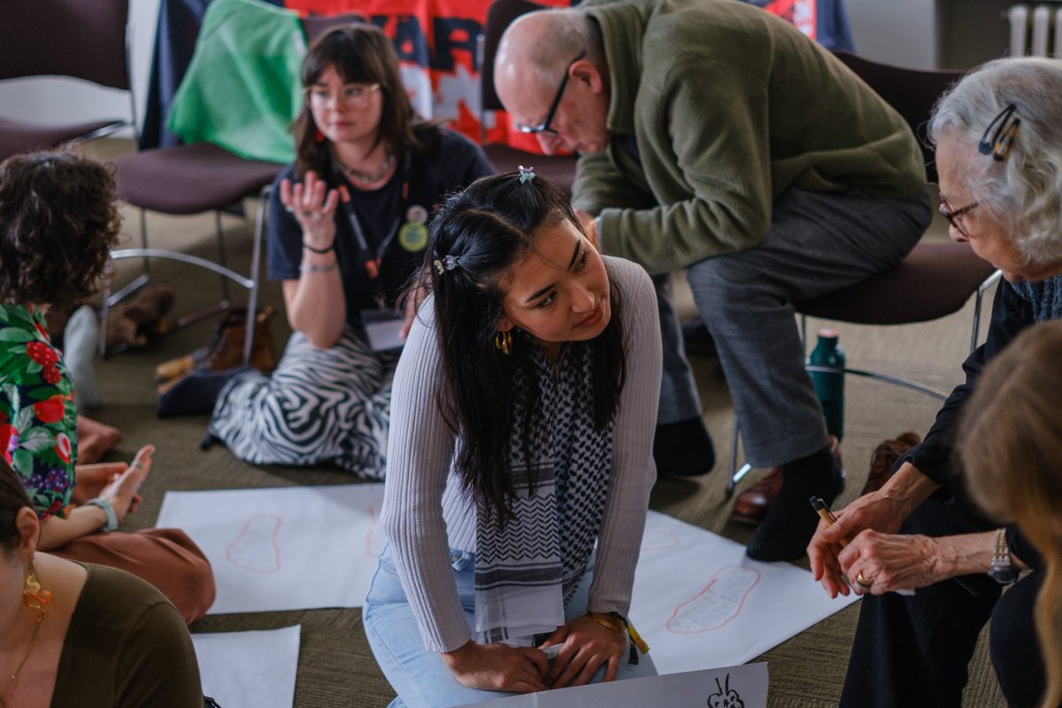 Brainstorming at the Choir Workshop, led by the @StopShopping_UK.

Photo by Jude Wilson.