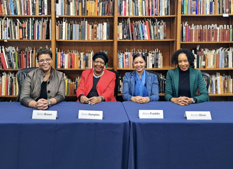 Penn State Special Collections (@psu_scl) on Twitter photo The Black Women Arts Educators Panel with professors Velvet Brown, Grace Hampton & Kikora Franklin hosted by <a href="/Keisha_Oliver/">Keisha Oliver</a> GA for The Charles L. Blockson collection of African Americana & African Diaspora at <a href="/PennState/">Penn State News</a> was amazing! #BlackHistoryMonth #PennState #BlackExcellence The Black Women Arts Educators Panel with professors Velvet Brown, Grace Hampton & Kikora Franklin hosted by <a href="/Keisha_Oliver/">Keisha Oliver</a> GA for The Charles L. Blockson collection of African Americana & African Diaspora at <a href="/PennState/">Penn State News</a> was amazing! #BlackHistoryMonth #PennState #BlackExcellence
