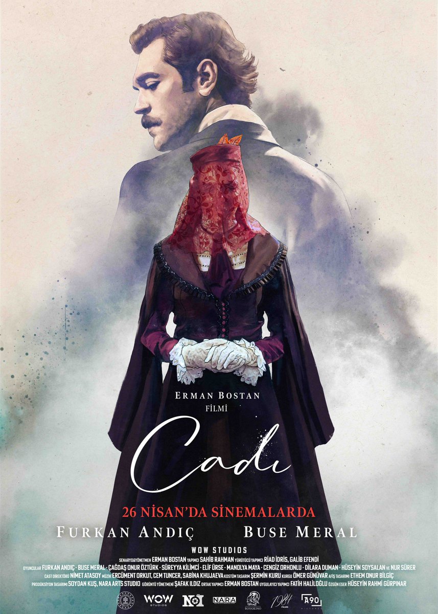 Hüseyin Rahmi Gürpınar'ın aynı adlı romanından esinlenerek beyaz perdeye uyarlanan "Cadı" filmi 26 Nisan'da sinemaseverlerle buluşacak.

(Keşke yazarın adını afişe yazsaydınız <a href="/wowstudiosw/">wowstudio</a>)