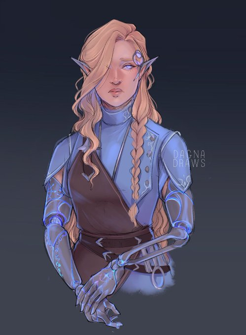 「Playing Ianthe today #dnd #dndart 」|Dagna 🖍✨のイラスト