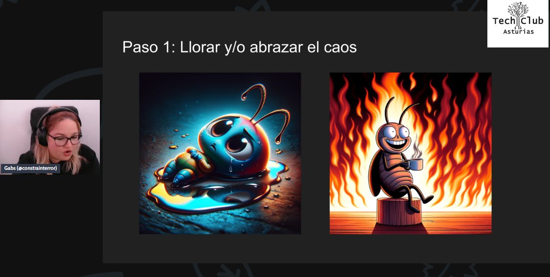 Primer consejo de <a href="/constrainterror/">Gabs</a> para hacer los sistemas más seguros: Llorar 🤣