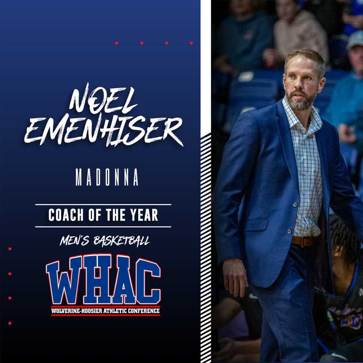 2024 Men's Basketball honors have been released! 1st and 2nd Team All-Conference, All-Defensive, All-Freshman, All-Academic and Champions of Character team can be found at whac.net!