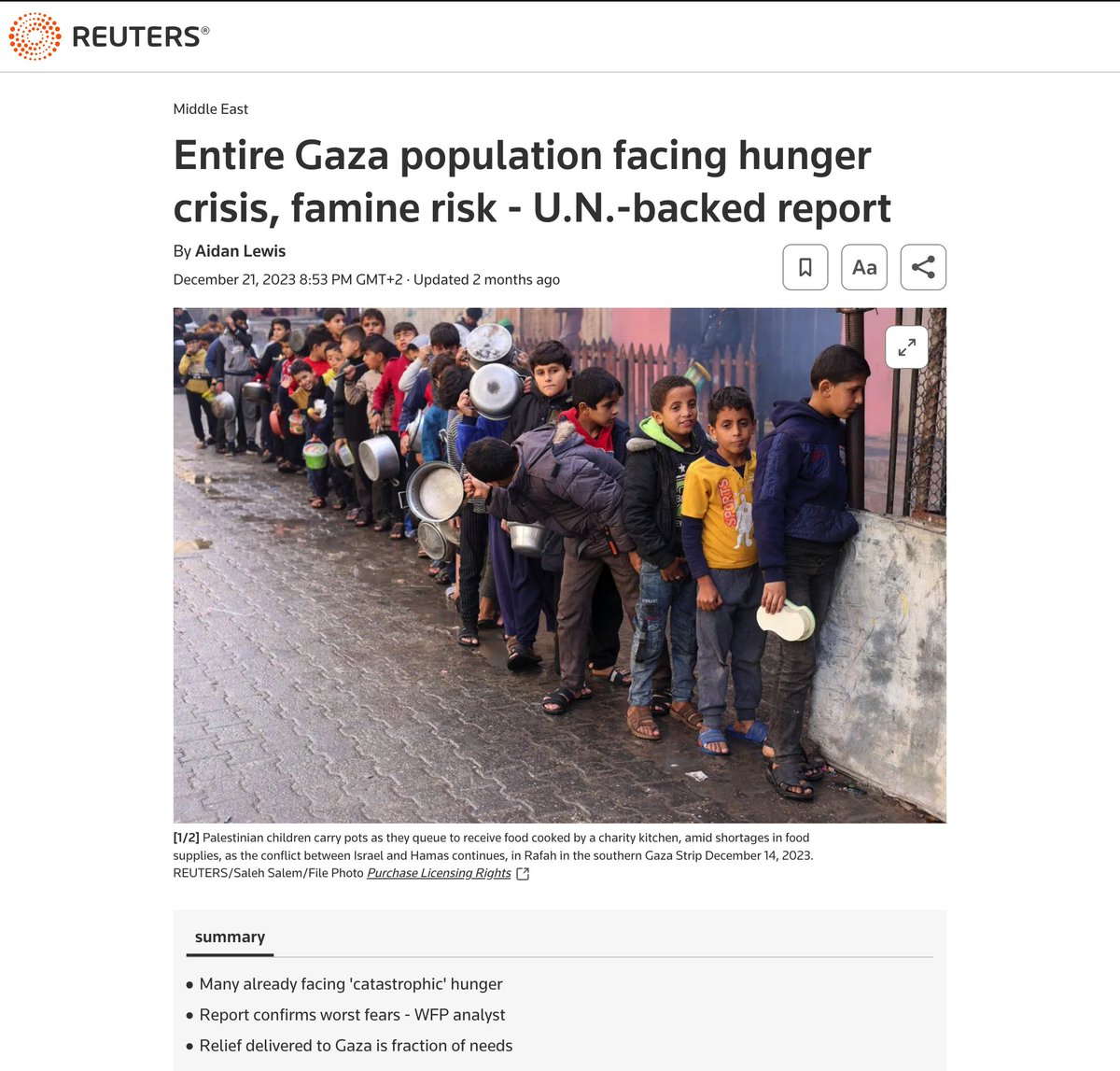 #Israel military operations in #Gaza and extensive restrictions on humanitarian aid are seeing Gazans facing acute hunger. This is the highest share of people facing this level of food insecurity EVER recorded worldwide. | #GazaGenocide #GazaHolocaust #IsraelPalestineWar