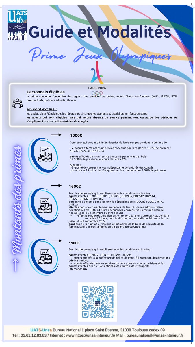 Prime des #JO2024 les montants viennent de tomber 
On dit merci qui ? Merci #uats