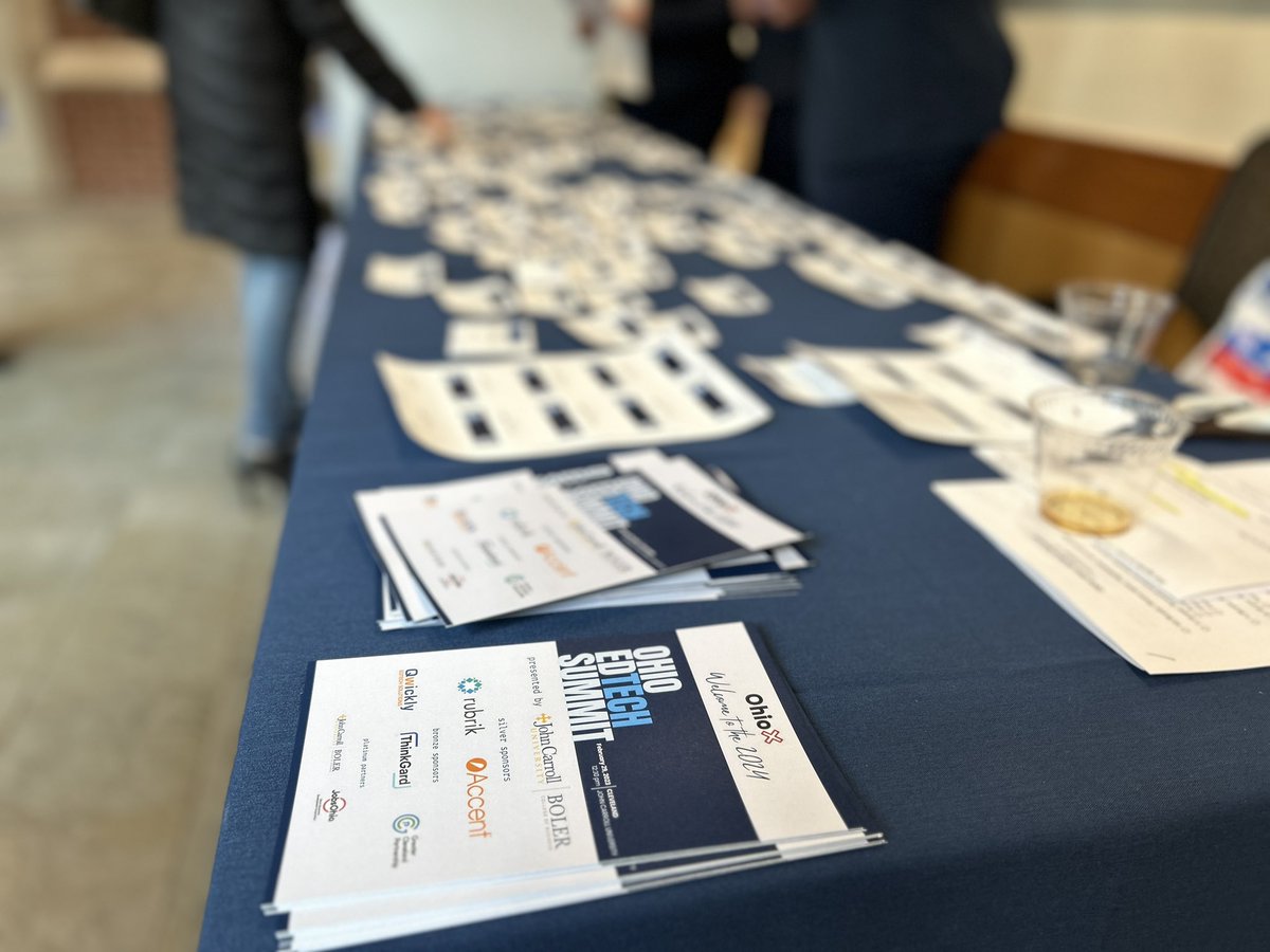 OhioXOrg's tweet photo. About to kickoff the 2nd annual Ohio EdTech Summit in Cleveland @JohnCarrollU.
#OhioEdTechSummit https://t.co/epK5OFE3pq