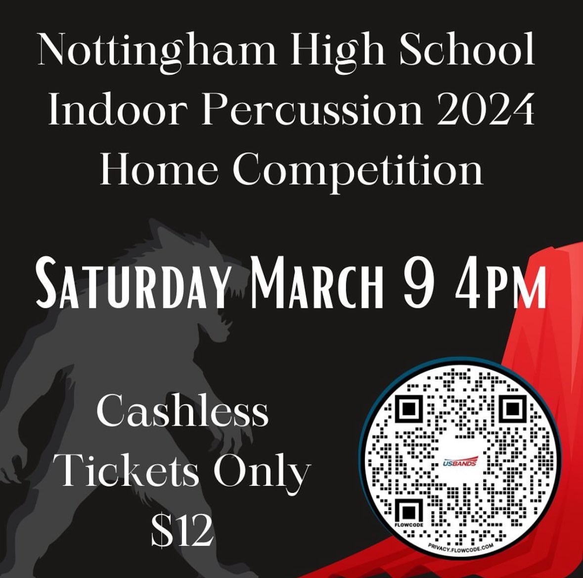 Come see our Indoor Percussion Competition!