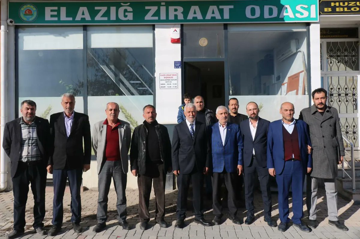 📍Elazığ Ziraat Odası Merkez İlçe Başkanı Sn. Vahit Erkan ve Meclis Üyesi Adaylarımız ile birlikte Elazığ Ziraat Odasını ziyaret ettik. Misavirperverlikleri için Başkan Sn. İbrahim Hacıoğulları'na teşekkür ediyorum.