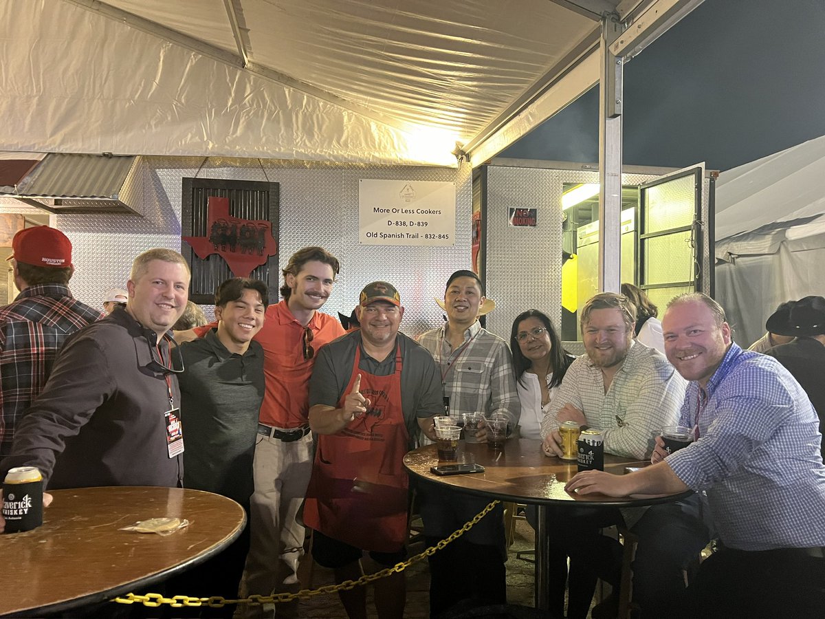 Houston Rodeo 2024 with ‘More or Less Cookers’ during the World’s Championship Bar-B-Que Contest! Representing @LandParkCRE alongside @ccim @ccimhouston