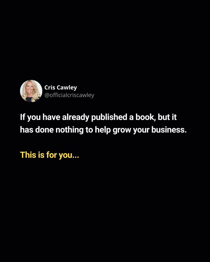 People can’t do business with you if they don’t know who you are. Completing your book is ONLY the beginning. It is how you market and promote your book and get it in front of people, that makes ALL THE DIFFERENCE. If you want help with the marketing of your book and…