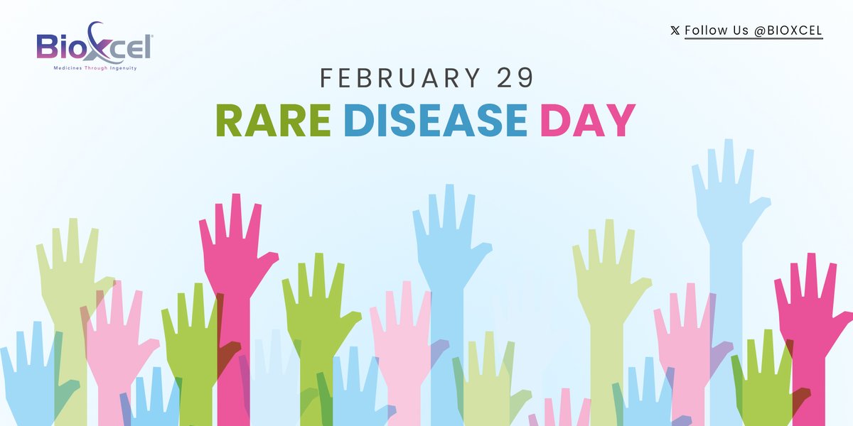 BioXcel's tweet photo. Unite for #RareDiseaseDay! With over 300 million people worldwide living with a rare disease, let's raise awareness, support research, and foster compassion. Every voice and every effort matters. Know more: https://t.co/h08zrMDbo6 @RareDiseases 
#ShowYourRare https://t.co/iwibwCSN11