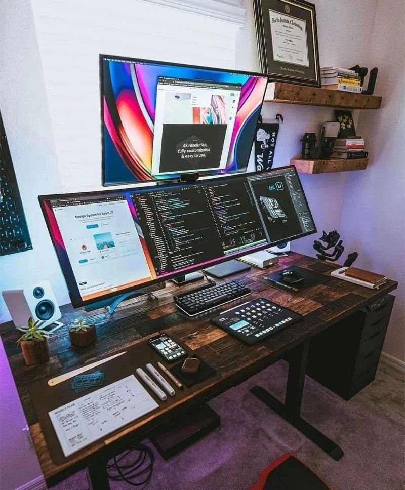 Mfs will get a setup like this and then ship the most ass code you've ever seen