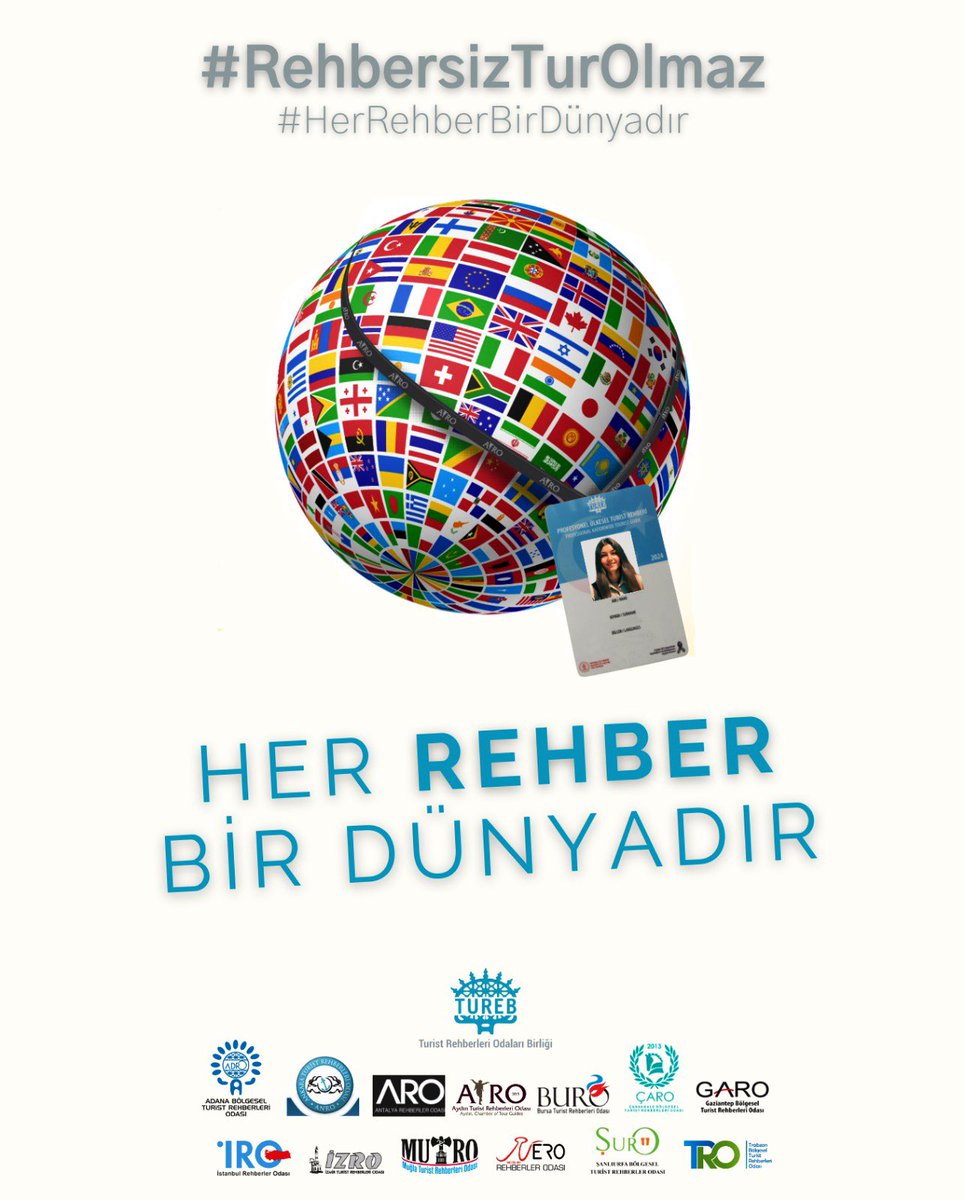 #RehbersizTurOlmaz 
#HerRehberBirDünyadır
<a href="/TCKulturTurizm/">T.C. Kültür ve Turizm Bakanlığı</a> <a href="/MehmetNuriErsoy/">Mehmet Nuri Ersoy</a>