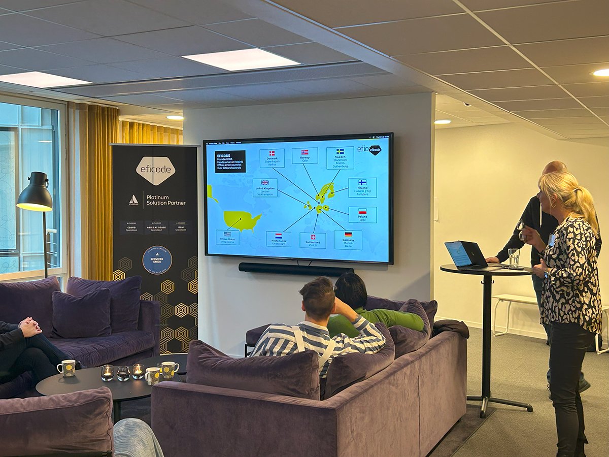 Eficode's tweet image. We had a great time in Gothenburg today discussing how #Jira could be used to execute your projects.
We'd like to give special thanks to Sven Envall, Leif Ericson, and everyone who attended our breakfast seminar.
#Atlassian #Eficode