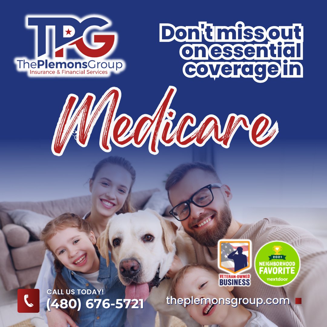 Don't miss out on essential Medicare coverage! Stay informed about your options and enrollment deadlines with The Plemons Group. Visit our website today! #MedicareCoverage #EnrollmentDeadlines #StayInformed #HealthcareChoices theplemonsgroup.com/medicare/