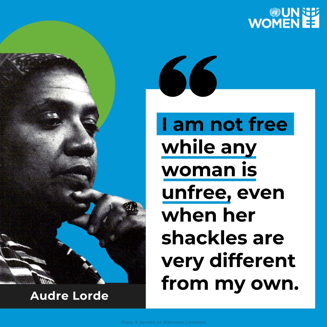 UN_Women's tweet photo. #BlackHistoryMonth may be coming to an end, but the work to counter xenophobia and racism continues every day.

Let us help build a just, peaceful and gender-equal world for all. https://t.co/Sun5Ndez5w