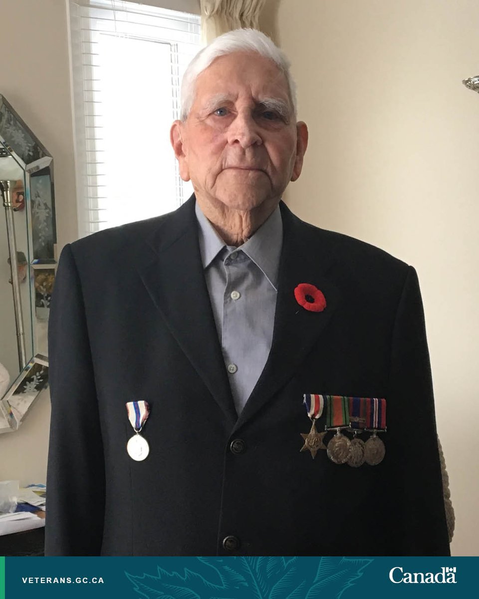 Today is Veteran Albert Roy's 100th birthday! 🎉

He served in the #SWW with the 8th Canadian Light Anti-Aircraft Regiment. His unit fought in the Battle of Normandy that took place 80 years ago this summer.

Thank you for your service.

#CentennialBirthday
#CanadaRemembers