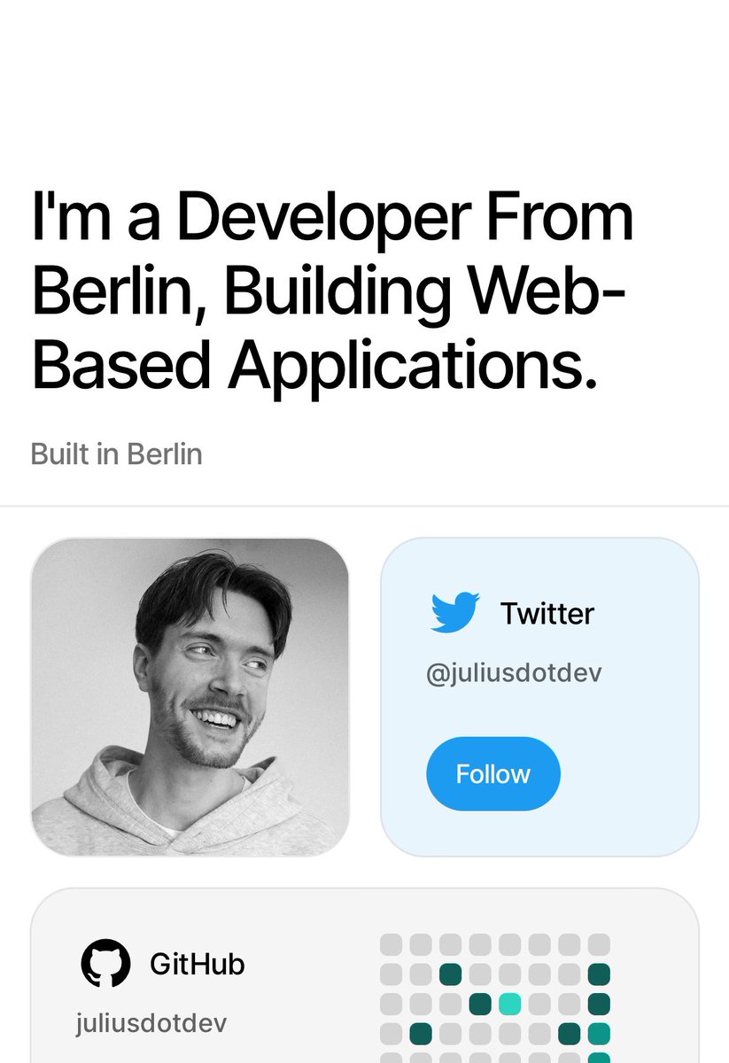 juliusdotdev's tweet image. What do you think of bento layouts?