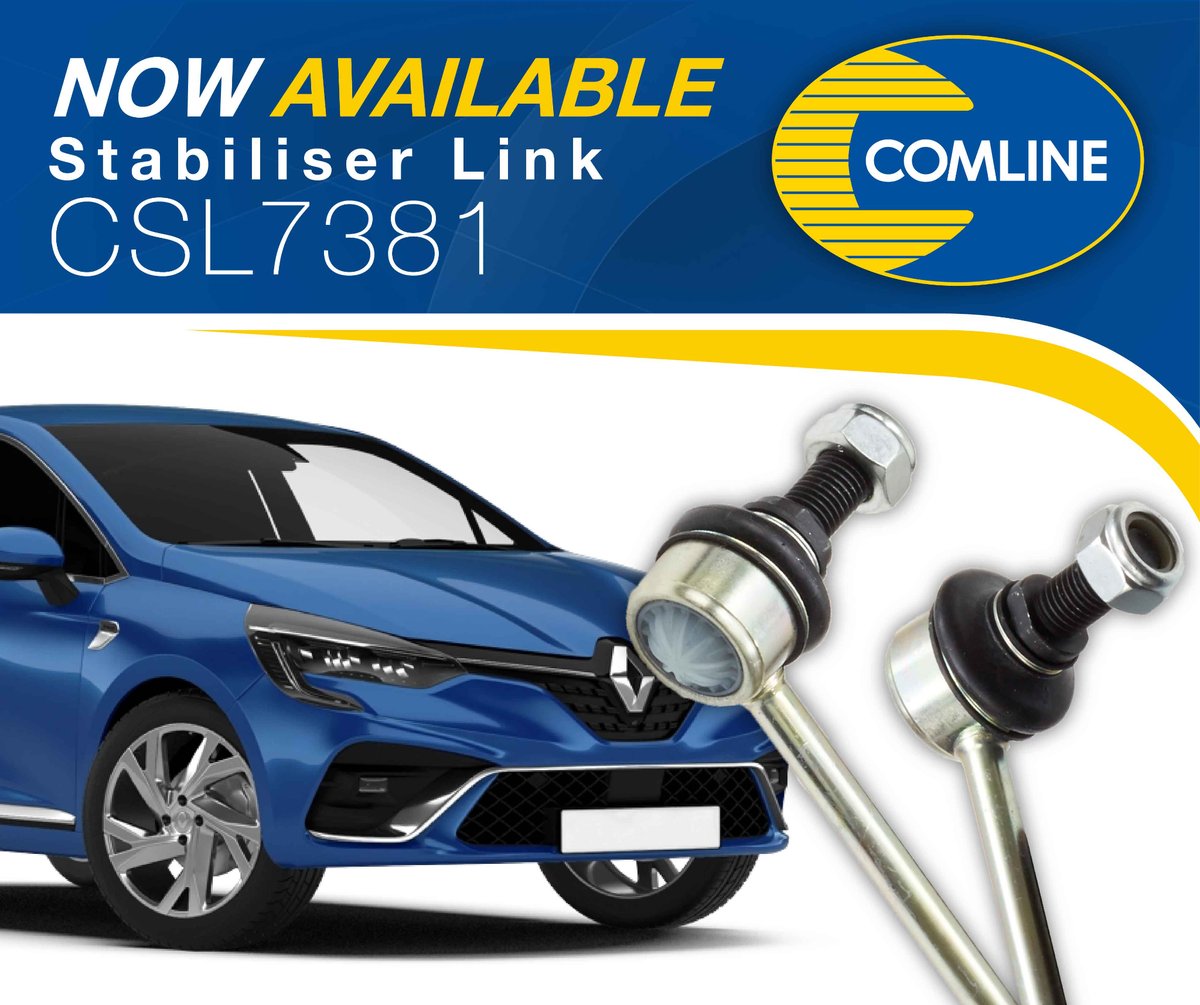 Introducing our latest gem to the family - the Stabiliser Link CSL7381! 🛣️ Designed to fit Renault Clio V (BF) 2019-> and Captur II 2020-> models. 💪 Comline - quality that goes the extra mile, just like this leap year!