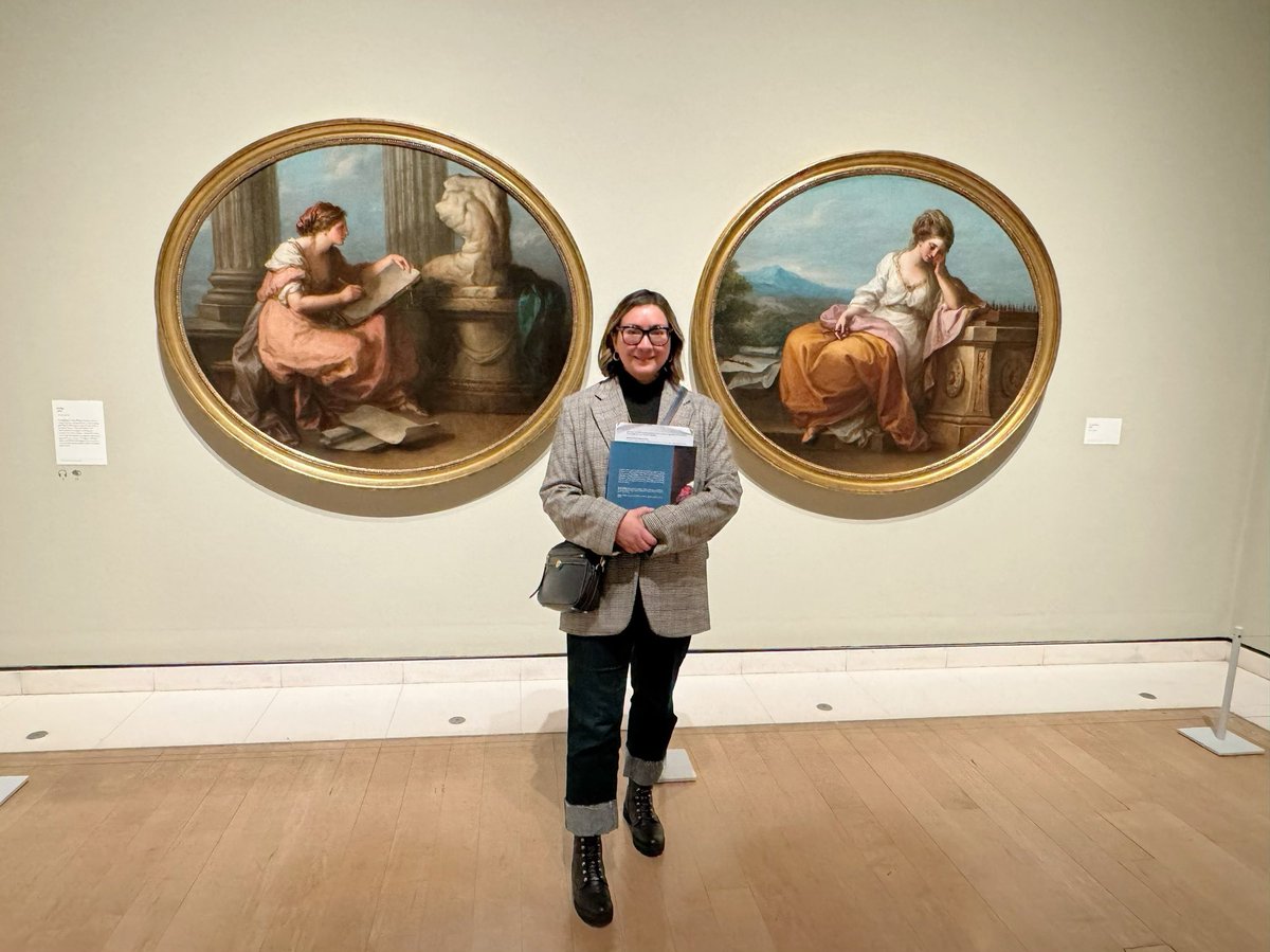 ayeshahazarika's tweet photo. Thank you to @royalacademy for a tour of the glorious Angelica Kauffman exhibition which is about to open. What a fascinating, talented trail blazing artist she was. Beautiful art &amp; what a life! Full review on @TimesRadio Culture Hour Sunday 6-7pm. HIGHLY recommend a visit. https://t.co/fIW0Gpz2Bs