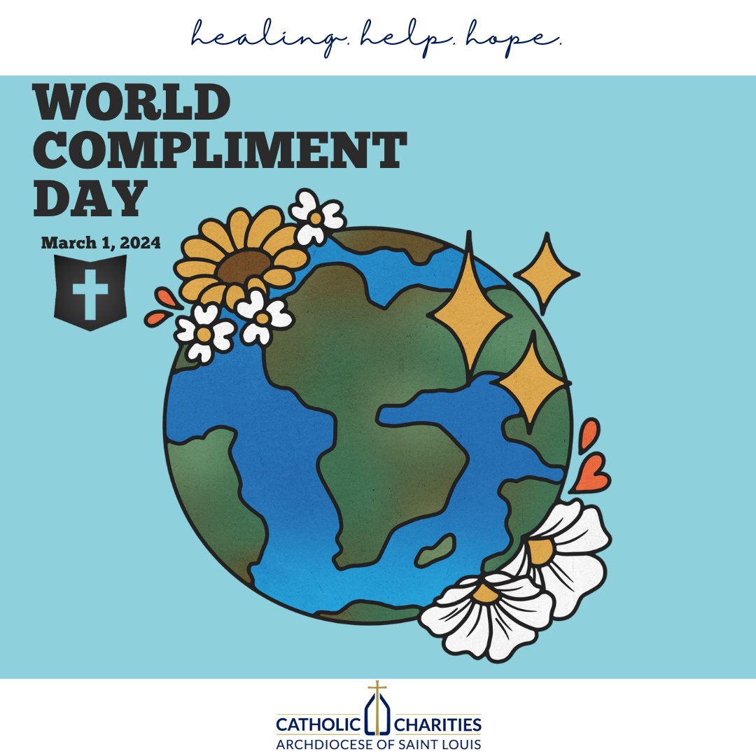 Happy World Compliment Day! Remember to share a compliment with someone in your lives today!