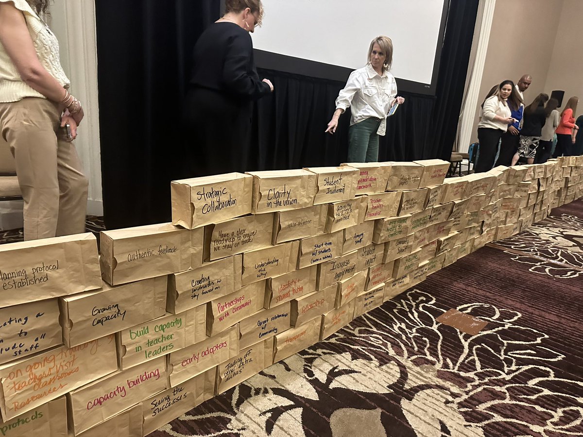 Built a wall of Barriers and Bridges today at #TXPVI. Ready to get started on my @N2Learning transformation target.