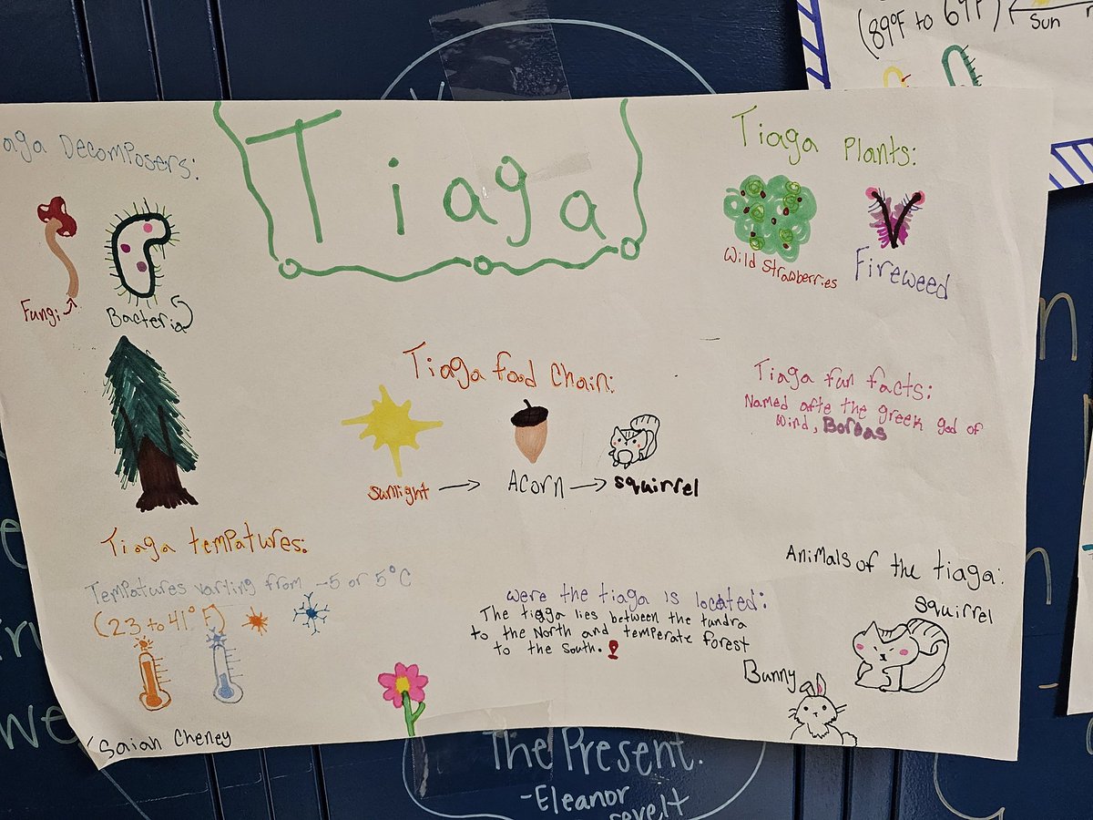 Students did a gallery walk learning  about food chain, abiotic factors,  and biotic factors with in bioms on earth.  <a href="/lawofthefarm/">Andrew Walters, Ed.D</a> @OPS_MacPrncpl <a href="/OPS_McMillan/">OPS McMillan Middle</a>