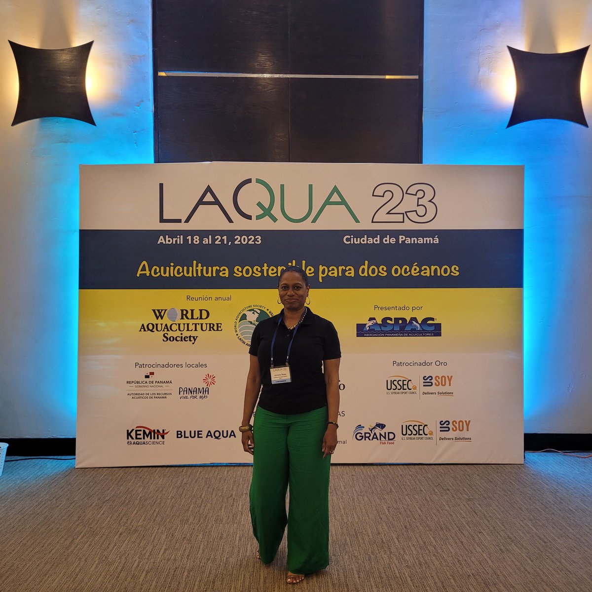 Thanks to @BioMarGroup I was the only English-speaking Caribbean presenter at the #laqua23 Latin American and Caribbean chapter @WrldAquaculture This year I will be Chair of a special #Caribbean session