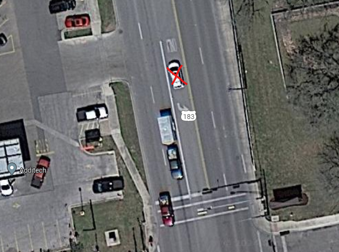 CityLockhartTX's tweet photo. Due to traffic safety concerns on the SB turn lane on U.S. 183 &amp; Hickory St. by H-E-B, @LockhartPolice will increase traffic enforcement in the area. The turn lane is only meant for SB drivers to use when turning east onto Hickory St. 
MORE: https://t.co/U02BDrkqDl https://t.co/uuwiz5bZEa