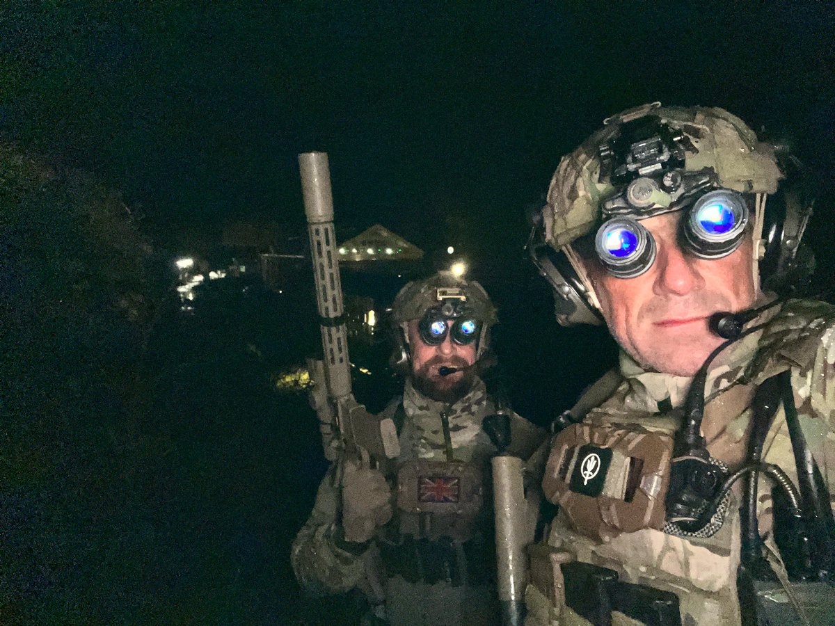 Best thing about life in the military is you don’t have to eat all your carrots to see at night 🥕 🤮 Oh and the brotherhood you forge then and after! Big up the @ThruDark crew 🏴‍☠️🥷🏿