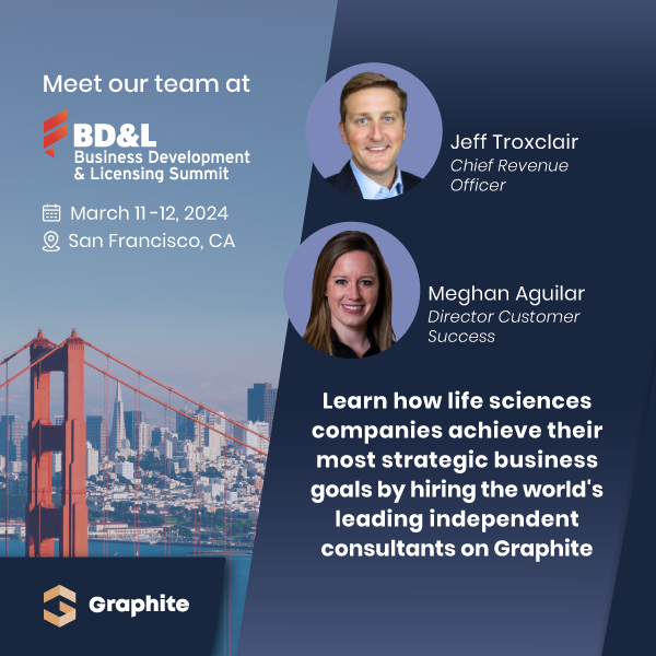 Meet Jeffrey Troxclair and Meghan (Smith) Aguilar at the Business Development &amp; Licensing Summit in less than two weeks to learn how enterprise leaders leverage independent consultants achieve their most strategic business goals. Learn more at: hubs.ly/Q02mL4nz0