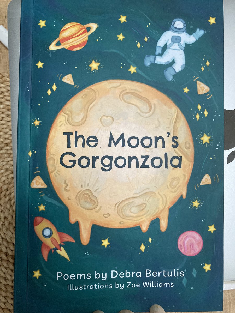 DBertulis's tweet image. Fab new reviews for The Moon’s Gorgonzola on my website from @moses_brian & @PieCorbett ‘Poems that explore a child’s world. A book to return to time & again’ ‘Poems packed with joy. Ideal collection for younger children & reading for pleasure’ @TroikaBooks