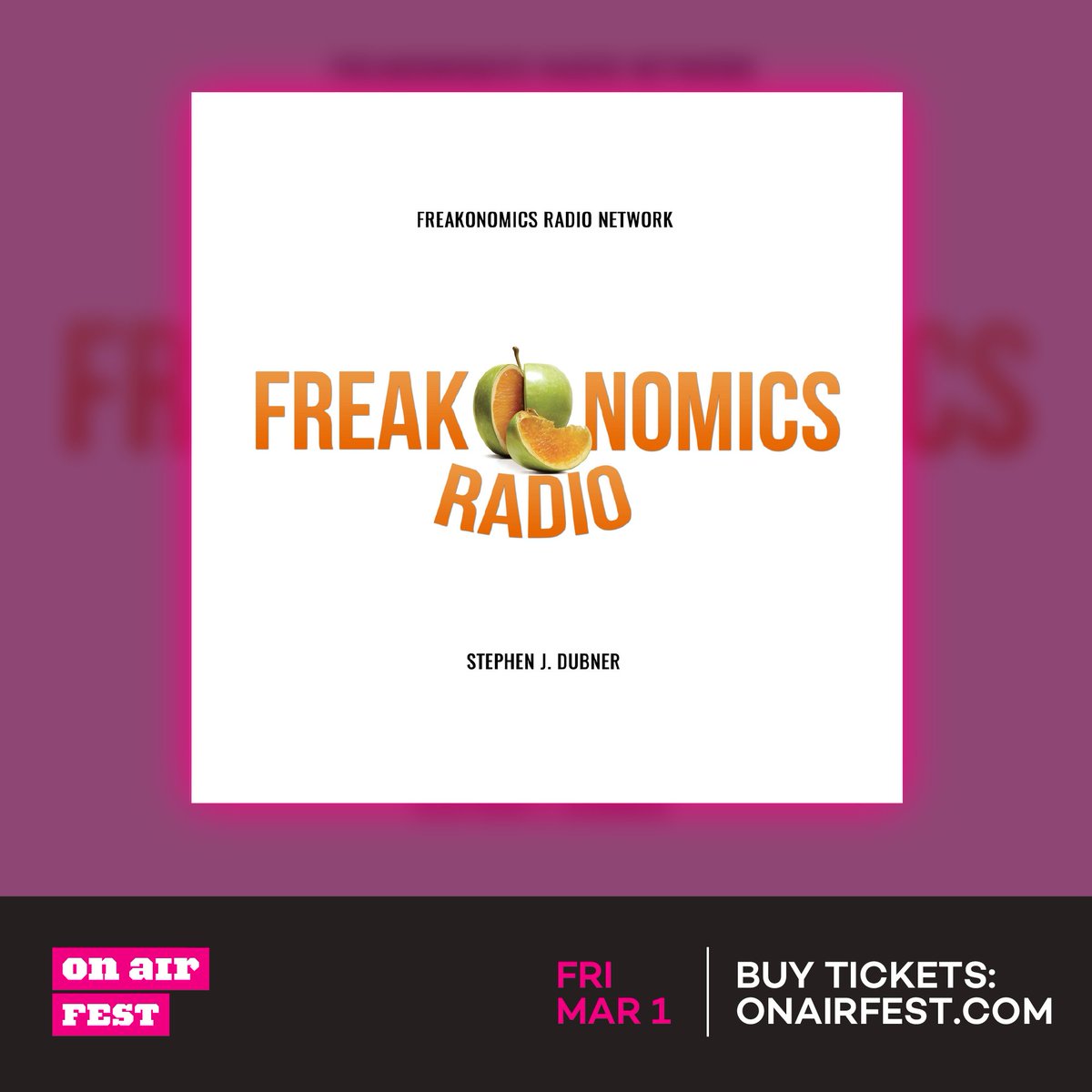 Freakonomics (@freakonomics) on Twitter photo Brooklyn, NY! Catch Stephen Dubner interviewed onstage by <a href="/arshapiro90/">Ariel Shapiro</a> at <a href="/onairfest/">On Air Fest</a> tomorrow, March 1st ... grab your tickets now! tickets.onairfest.com/onairfest2024/… Brooklyn, NY! Catch Stephen Dubner interviewed onstage by <a href="/arshapiro90/">Ariel Shapiro</a> at <a href="/onairfest/">On Air Fest</a> tomorrow, March 1st ... grab your tickets now! tickets.onairfest.com/onairfest2024/…