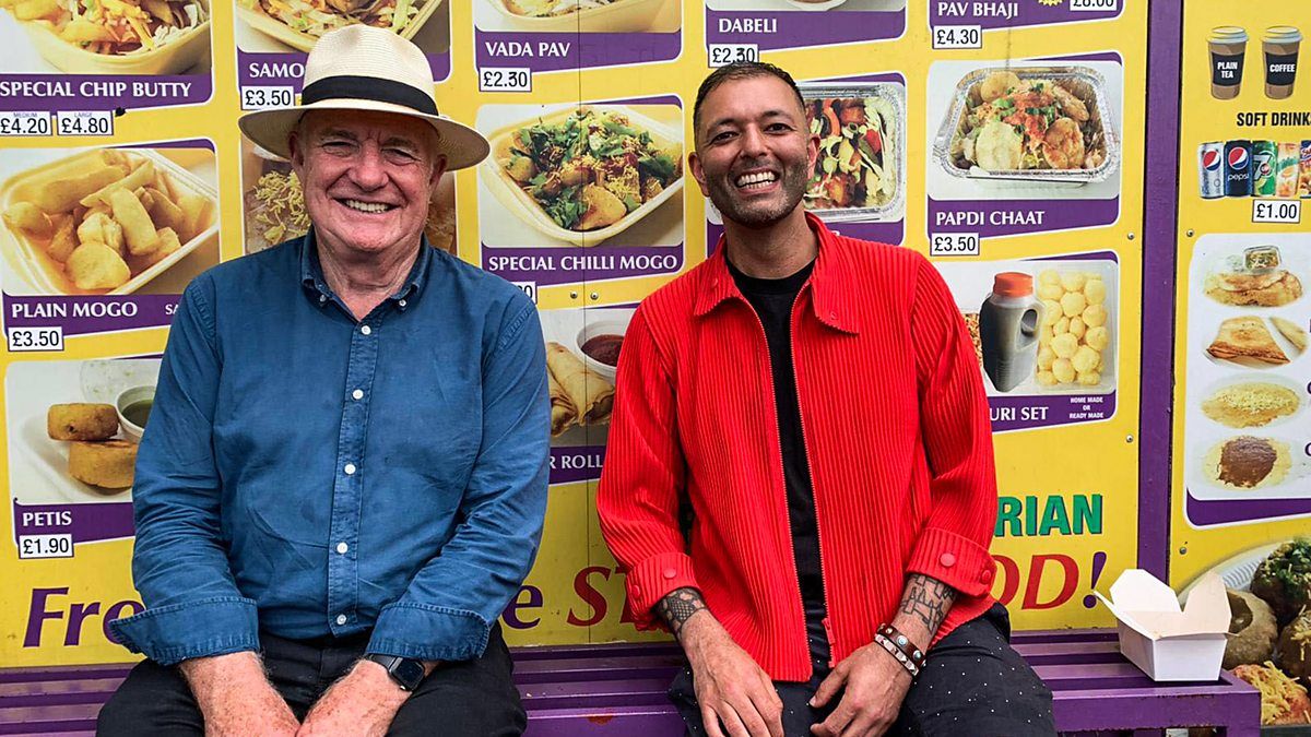 .@Rick_Stein's #FoodStories is in the Midlands tonight. In Leicester he meets food writer @gurd_loyal and tastes super hot chilli sauce in a vada pav. There's dosa at Chai Paani and burfi at Bobby's, then Chai and Crumbs in Brum and @opheemtweets with @aktarislam. BBC Two at 6.30