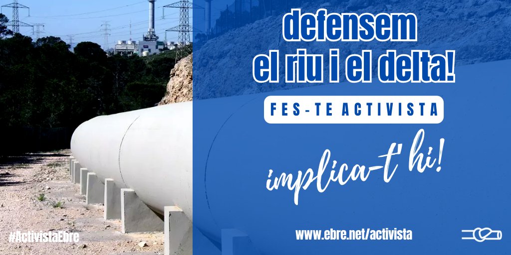 💙 L'Ebre i el delta et necessiten!💙
IMPLICA-T'HI, FES-TE ACTIVISTA 

➡️ebre.net/activista 
📲Apunta-t'hi i comparteix-ho! 
#ActivistaEbre #LoRiuÉsVida