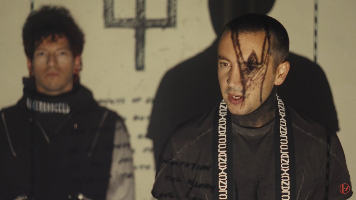 tracklist's tweet image. "Overcompensate" - twenty one pilots (2024)