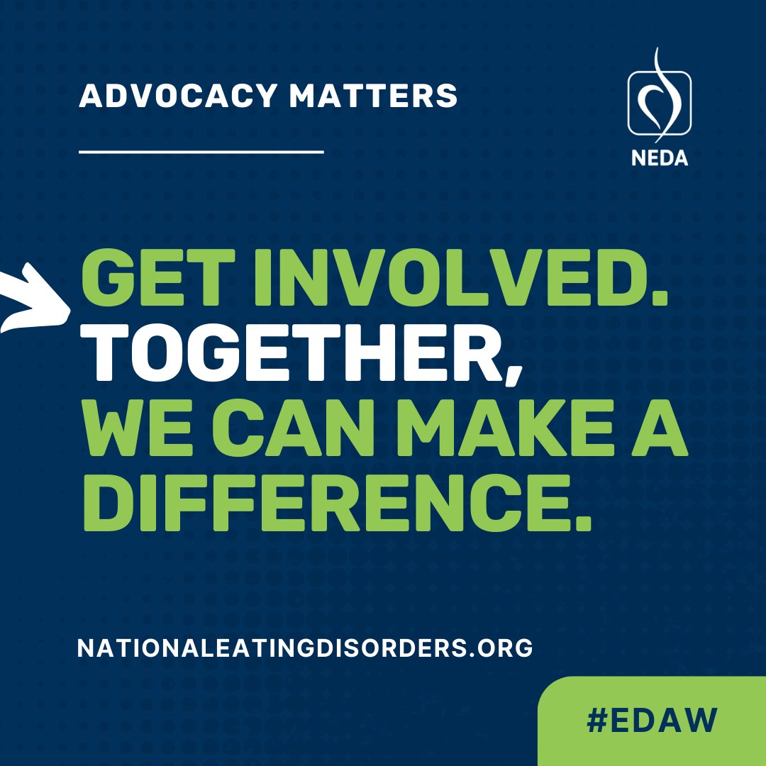 Be a force for change this Eating Disorders Awareness Week! 💙 Join us in taking action by participating in @EDCoalition Action Alert to support the Improving Mental Health and Wellness in Schools Act. Take action: bit.ly/3wslzSH #EDAW #EatingDisordersAwarenessWeek
