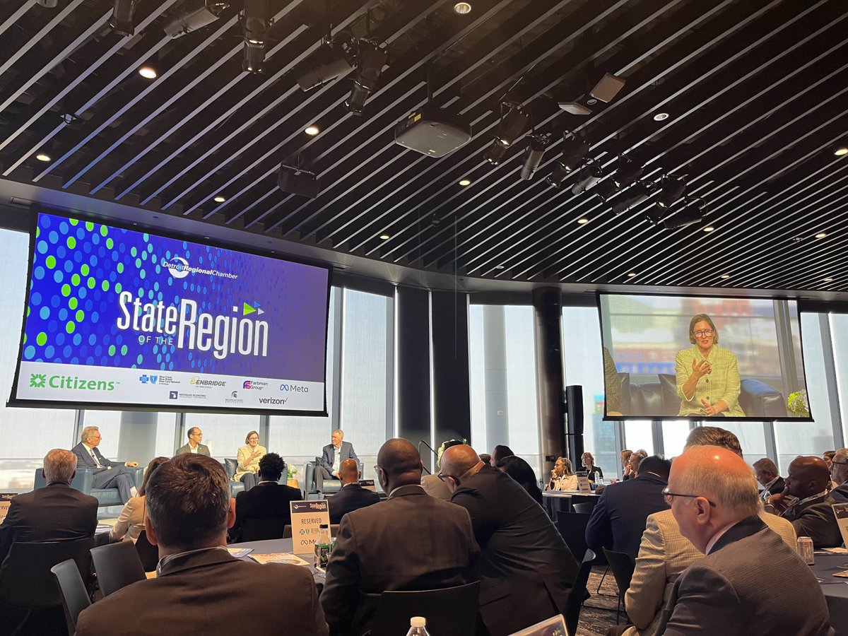 I was thrilled to join the @DetroitChamber's State of the Region event this week, where we discussed the historic progress made on inflation, as well as economic opportunities and challenges facing the state and the nation.