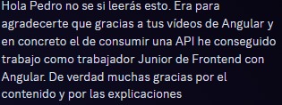 program_es's tweet image. 💙 Quiero compartirles algo súper bonito que me llegó esta semana.
🙂Siempre que pueda ser útil, seguiré por aquí, gracias totales por hacerme saber que el contenido les ha ayudado, eso sí, el mérito del esfuerzo es totalmente suyo, más que merecido.
