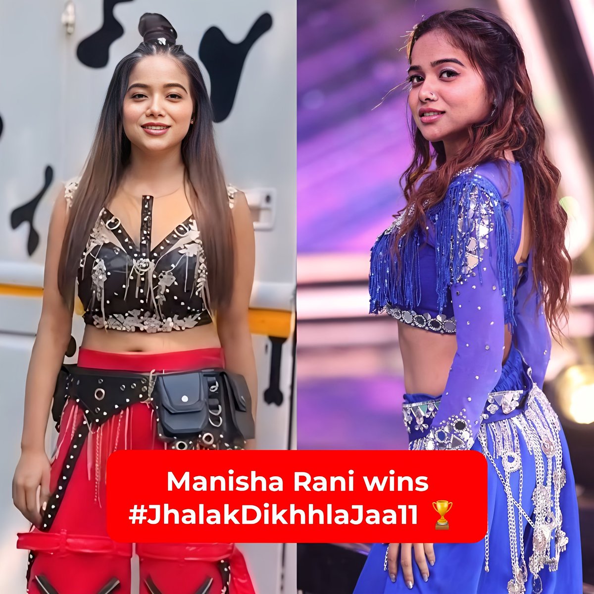 As per reports, #ManishaRani is the winner of '#JhalakDikhhlaJaa11'