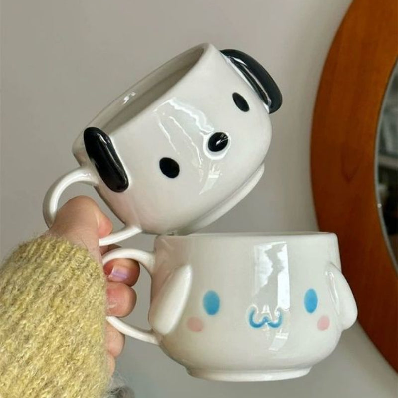 cinnamoroll &amp; pochacco mugs