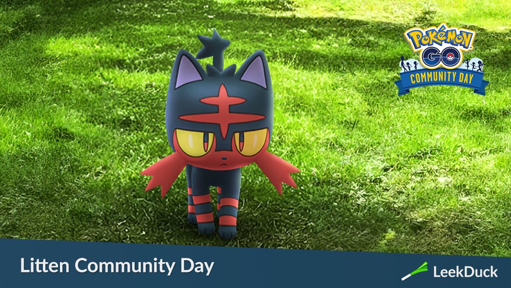 LeekDuck's tweet image. Litten is the featured Community Day Pokémon for March. Trainers can look forward to a slew of bonuses, including 3x Catch XP. 

Litten evolved to Incineroar will know the Charged Move Blast Burn. 

Full Details: leekduck.com/events/march-c…
