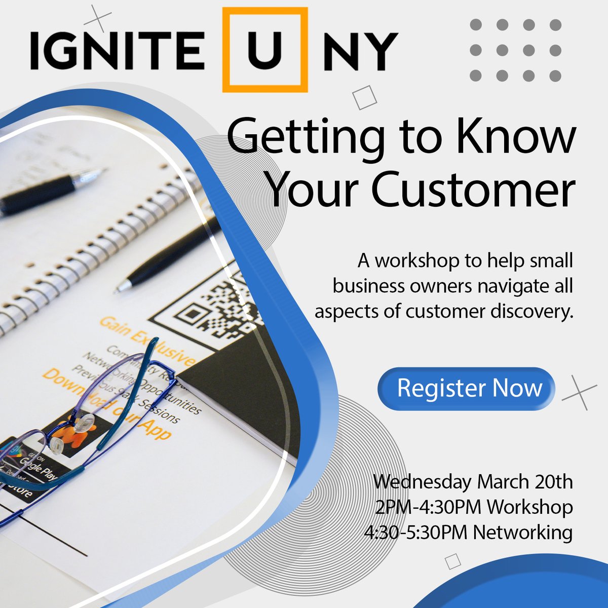 In this immersive workshop, explore the process of understanding customer needs, and pain points as we define and prioritize your customer personas. This workshop is applicable to both start ups, and growing established companies! Register at link in bio!