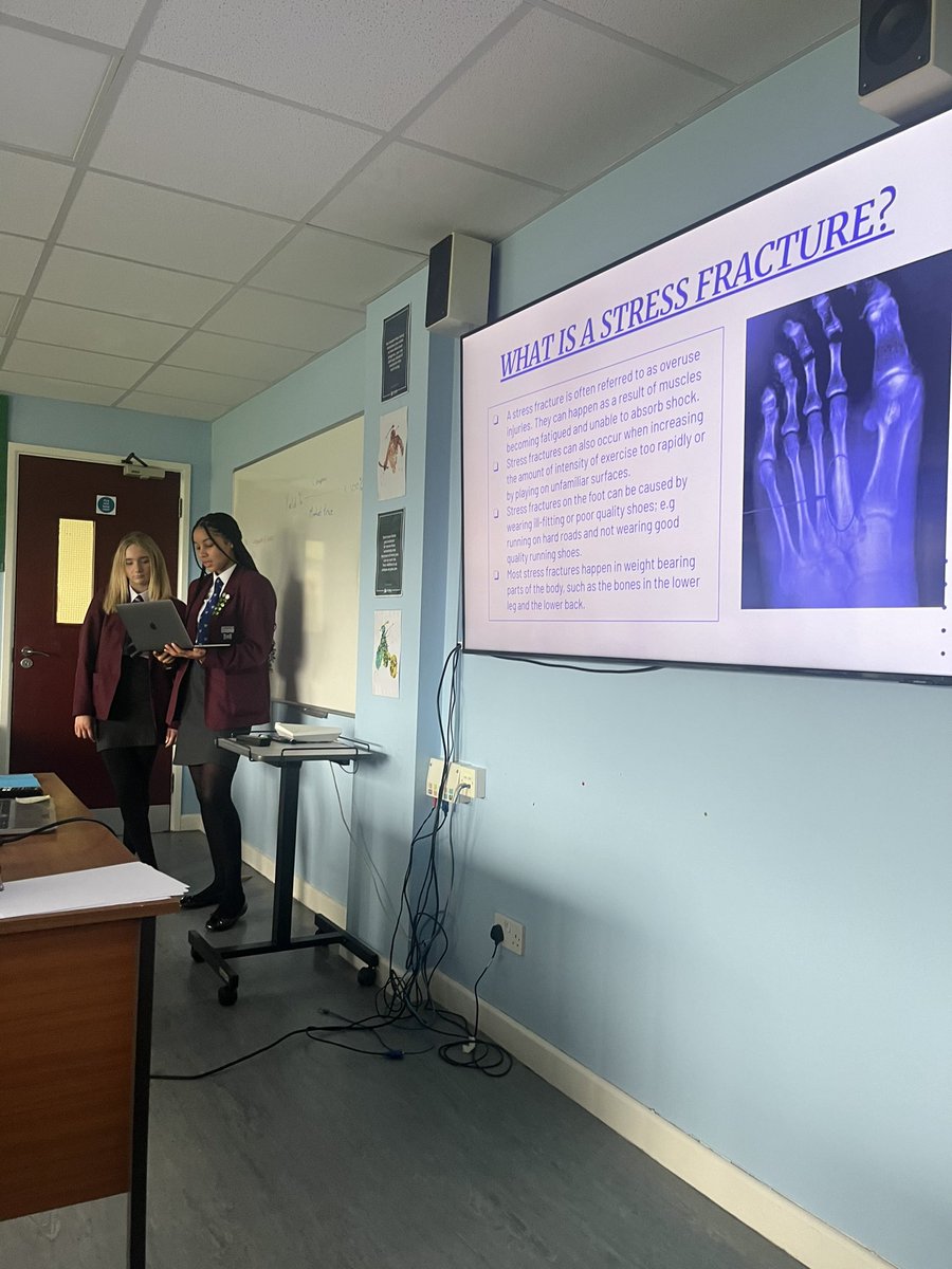 SGSPEDept's tweet photo. Well done to the #SGSYear10 GCSE PE students who presented their findings on types of injuries today. Very informative and engaging. Thank you! #SGSPE #SGSCourage #SGSRespect ✨ https://t.co/3V7ppt11bk