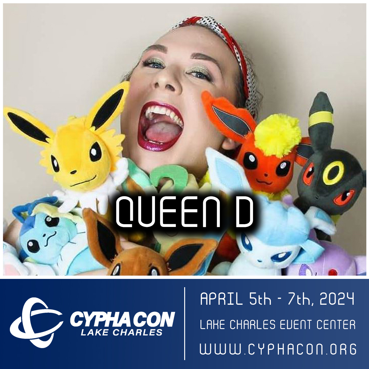 CYPHACON is pleased to announce our final Special Guest, Queen D! Queen D will be joining us April 5th - 7th, 2024 at the @LCCivicCenter in Lake Charles Louisiana! For complete information visit our website, tickets on sale now! cyphacon.org/speakers/queen…