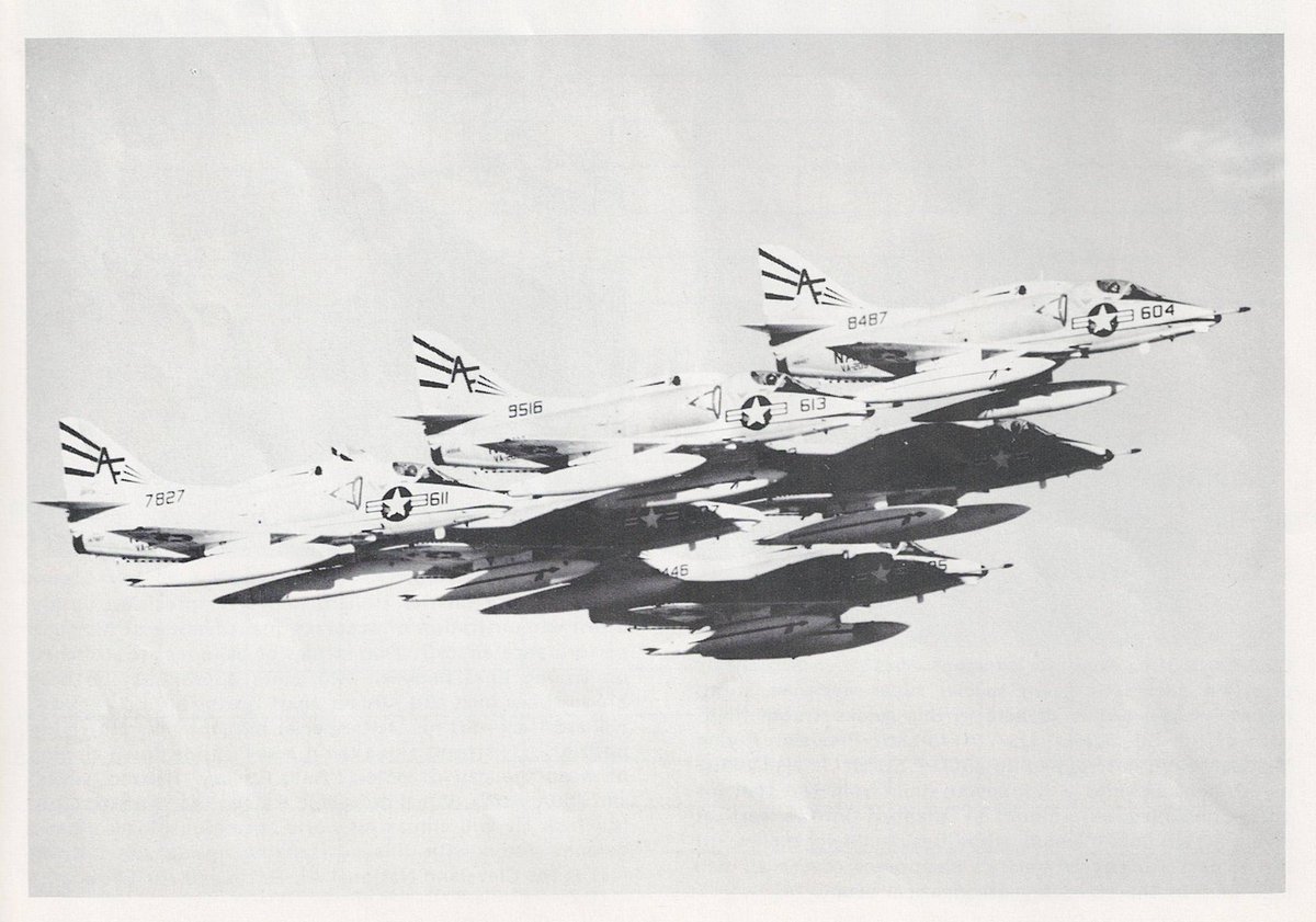#LookBack at 1971: The Air Show moved to July 16-18 to match the City of Cleveland’s 175th birthday and Chicago’s Naval Reserve Air Barons performed in A-4 Skyhawks. Luckily for us, our ’71 program was autographed by one of the pilots! #CLEAirShow