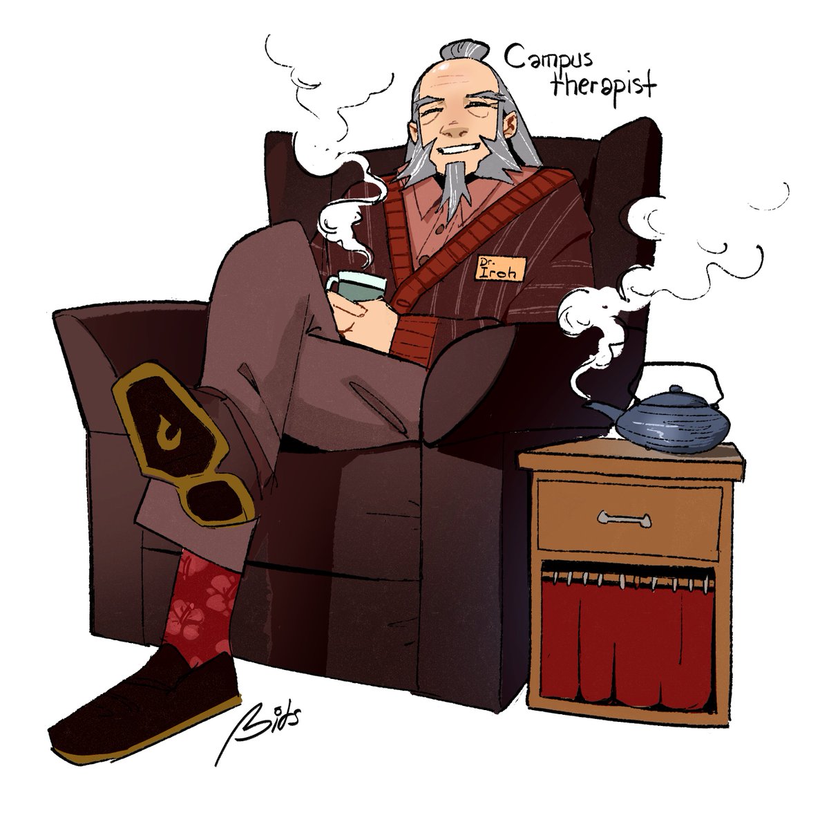 Somebody asked from my avatar post why Aang isn't studying psychology, there is only one valid therapist over here buddy