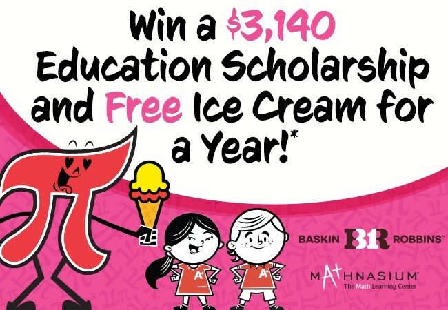 . <a href="/Mathnasium/">Mathnasium</a> is partnering with <a href="/BaskinRobbins/">Baskin-Robbins</a> to celebrate #PiDay in all kinds of fun and tasty ways. 🍨🎉 brnw.ch/21wHrZJ

#sweepstakes