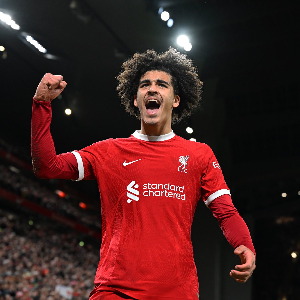 Two seasons apart, the same celebration 💪 From ballboy to netting a brace at the Kop end ❤️