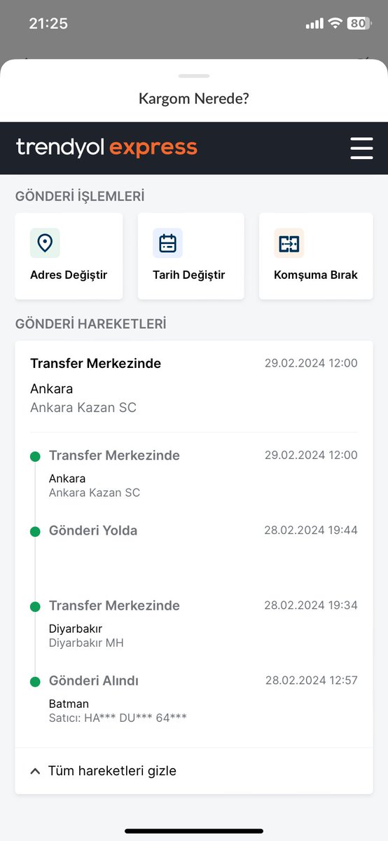 Başladı benim kargo bekleme mesaisi gezin annem gezin 🤦🏻‍♀️ <a href="/Trendyol/">Trendyol</a>