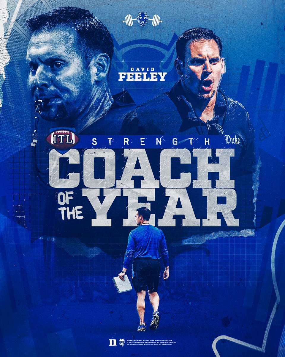 .@Coach_DFeeley has been named the @InsideTheLeague Strength Coach of the Year! 😈💪